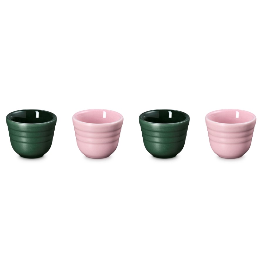 additioanl image for  Le Creuset Set of 4 Egg Cup S/Pink & Blk 